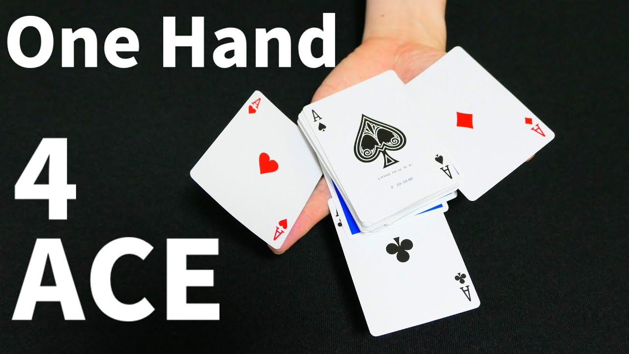 Cardistry 4 ACE Production One Handed [Tutorial]