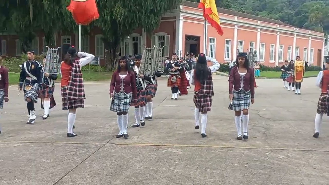 Banda Marcial Wolney Aguiar - 29/10/23    Apresentação no Pátio do Museu Imperial de Petrópolis.
