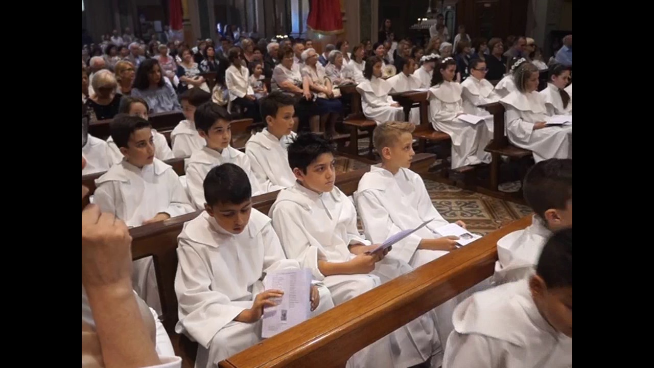 Parrocchia Castiglione d'Adda messa di prima Comunione 2017