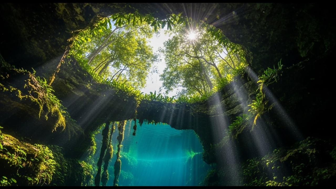 Fotografía de Cenote: El arte de componer paisajes subacuáticos únicos     🤿📸🏞️