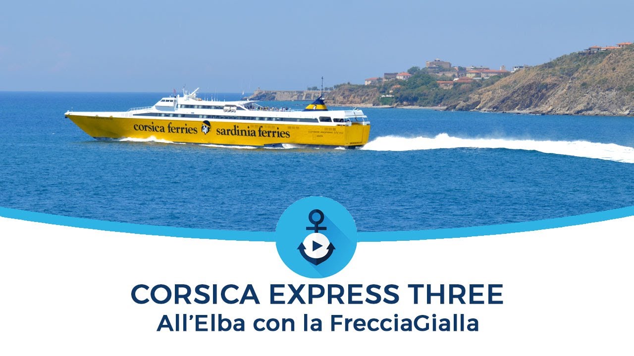 Viaggio sul ponte di comando della Corsica Express Three, Isola d'Elba