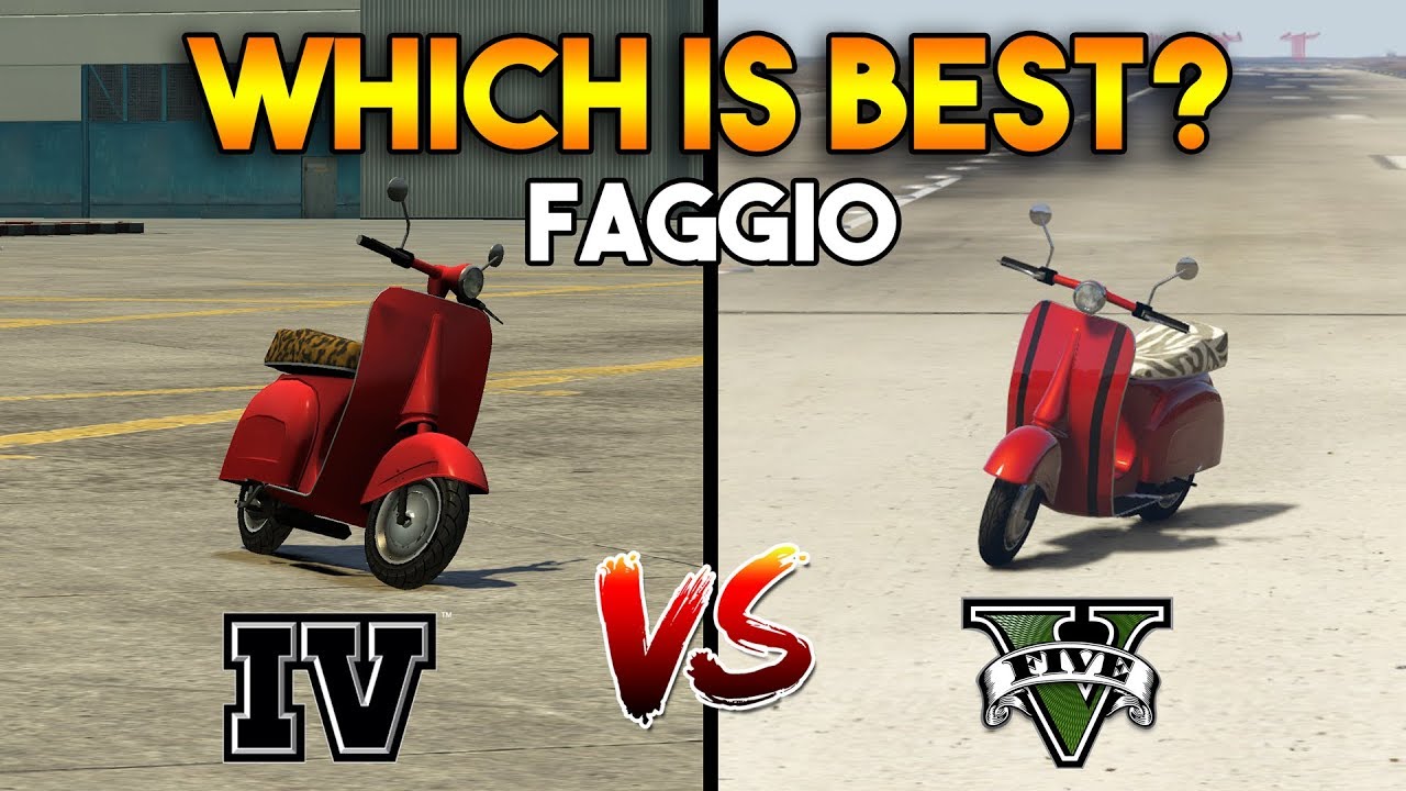 GTA 5 FAGGIO VS GTA 4 FAGGIO : WHICH IS BEST?