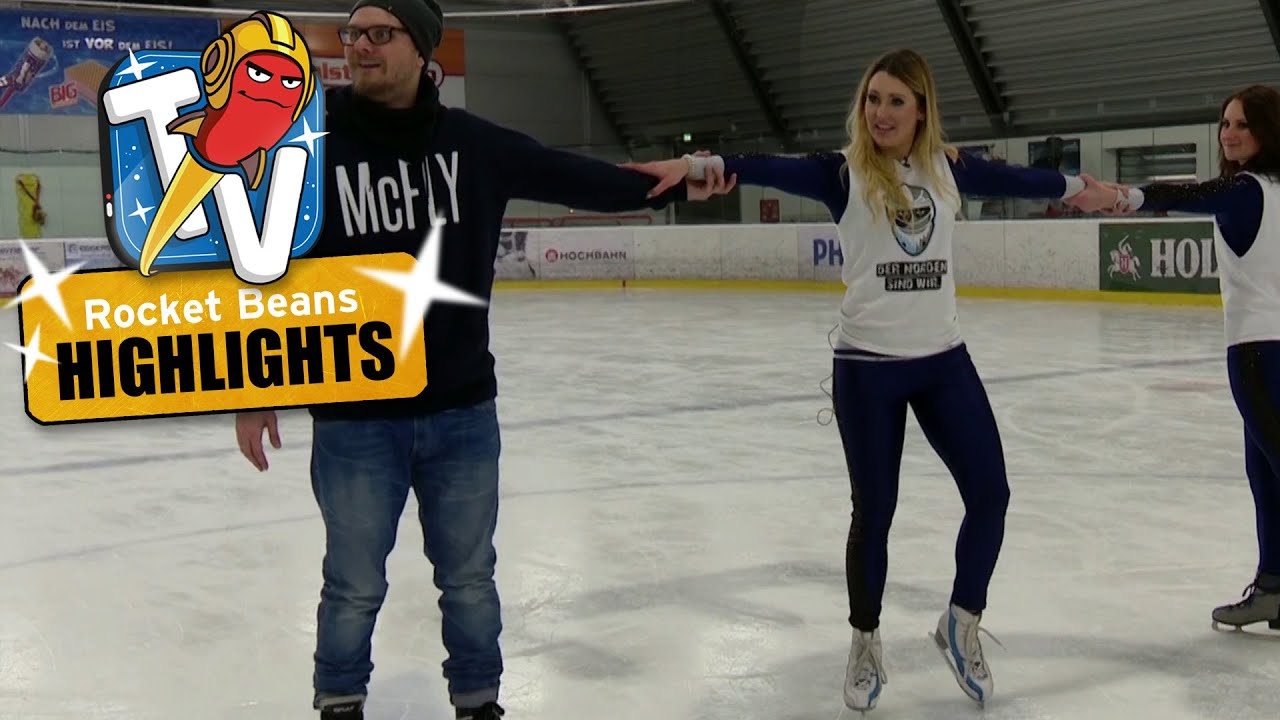 Rocket Beans on Ice: Eislauftraining mit den Bohnen | Rocket Beans Highlights