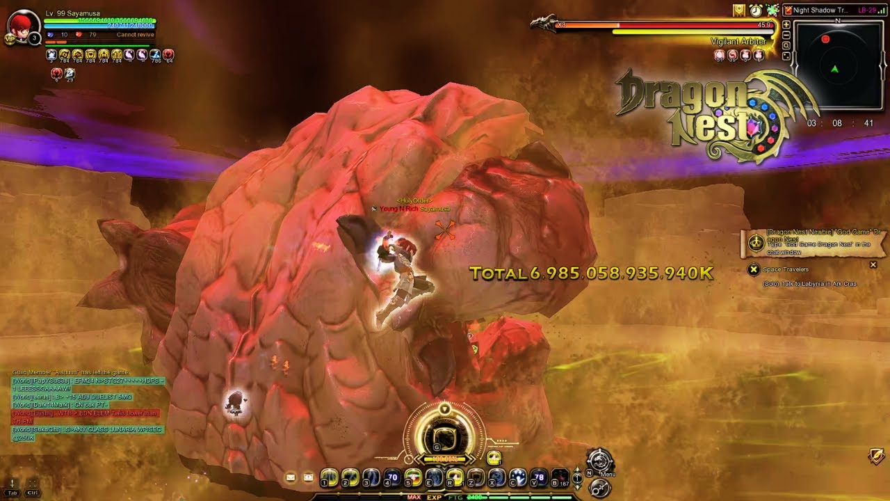 Night Shadow Training Ground 29F: Dark Avenger / Dragon Nest SEA