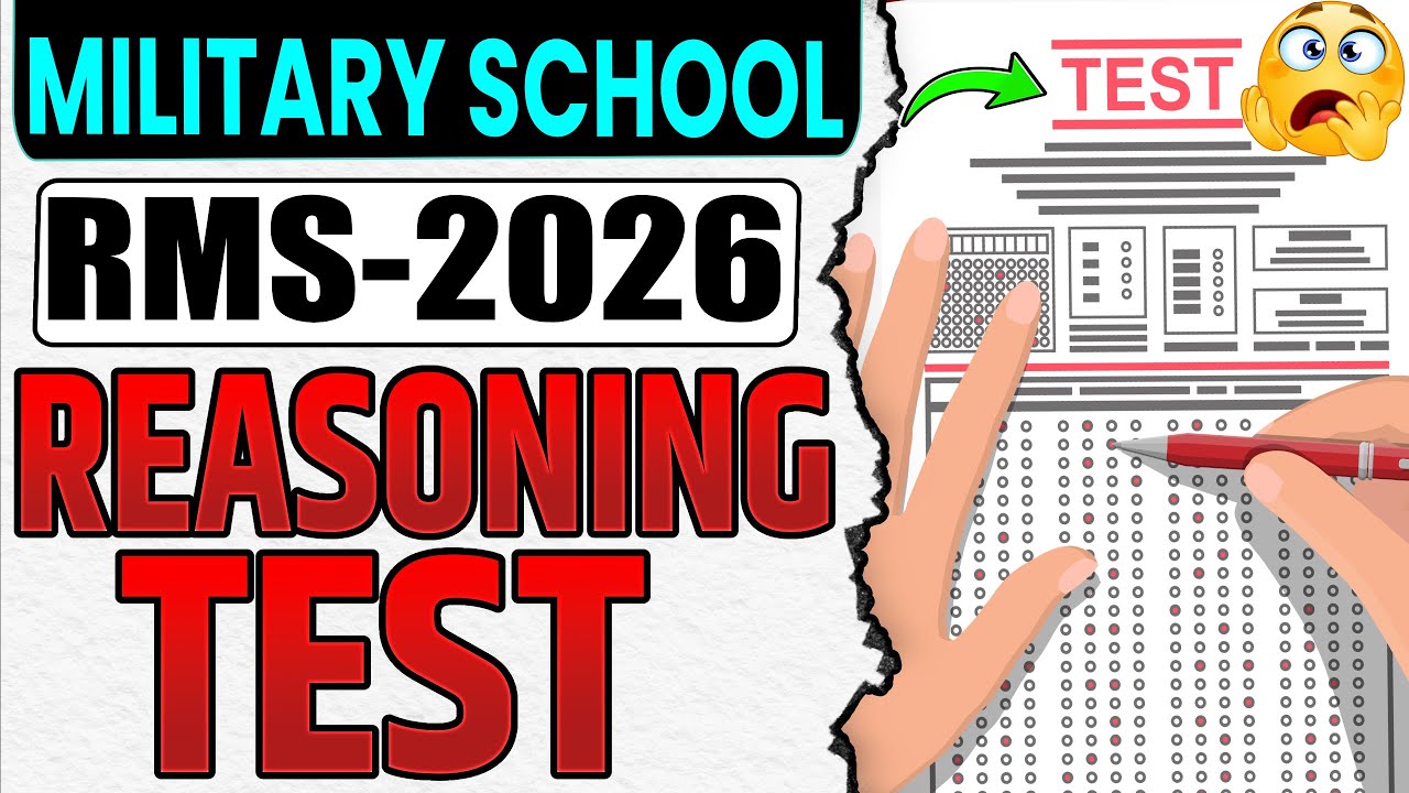 🚀Military School | RMS 2026 Reasoning Test | Military School Entrance Exam Special | Military School