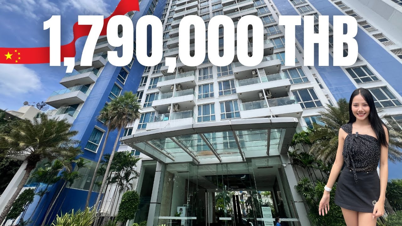 The Cliff Residence Condo for  Sale / Partly Pattaya Sea View and Mountain View