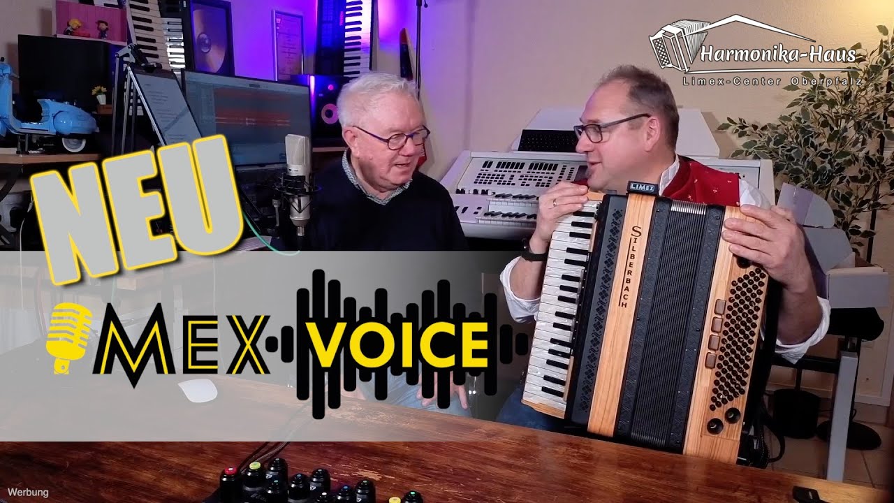 Silberbach Akkordeon - NEU:  Mex VOICE - (Limex) zweistimmig singen (Vocalist)