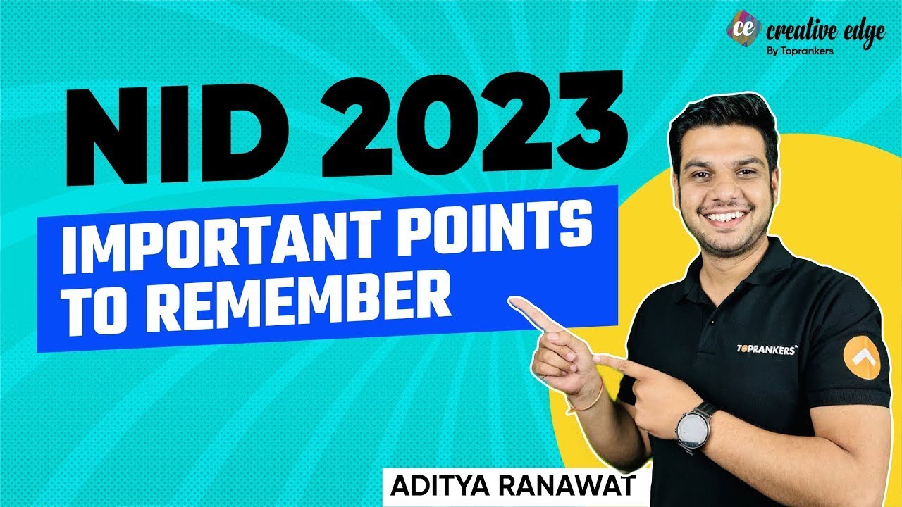 NID 2023 Exam | NID Most Important Points to Remember | NID Exam 2023 Preparation