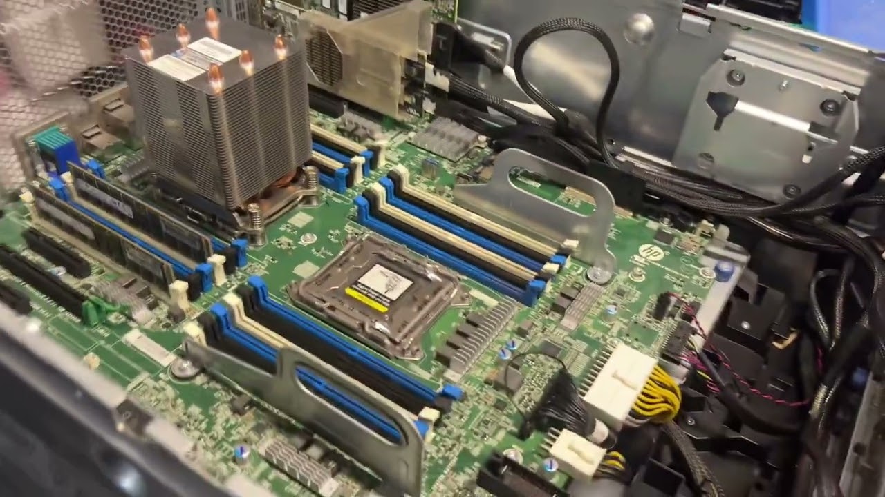 Ml350 gen9 g9 internal lff 3.5” chassis cable route