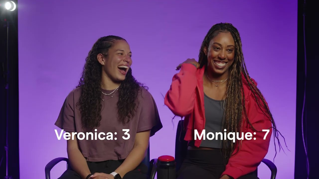 Veronica Burton and Monique Billings compete for Bay local status in the Bay-sics presented by Lyft