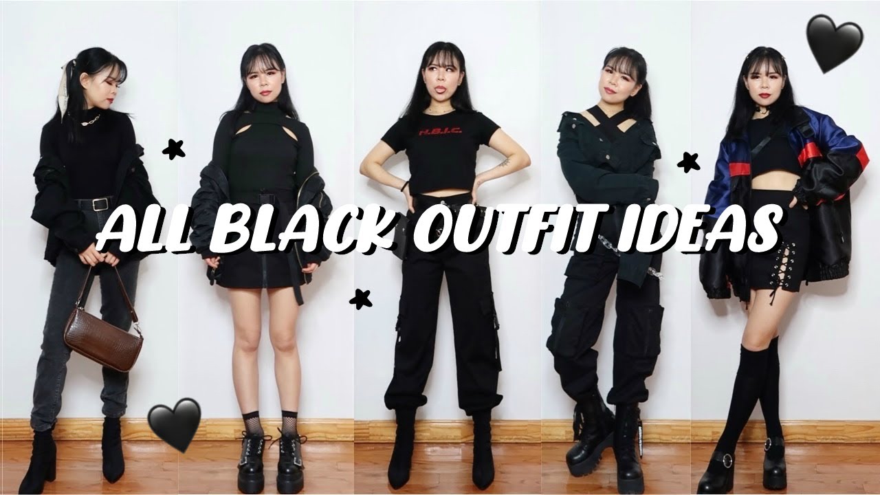 STYLISH WAYS TO WEAR ALL BLACK 🖤