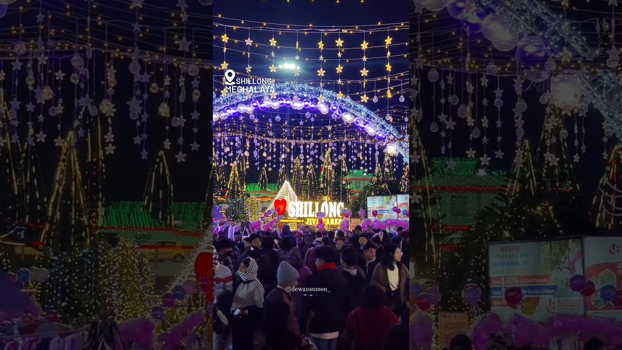 Shillong Christmas 🇮🇳🎆#Christmas #shillong #meghalaya