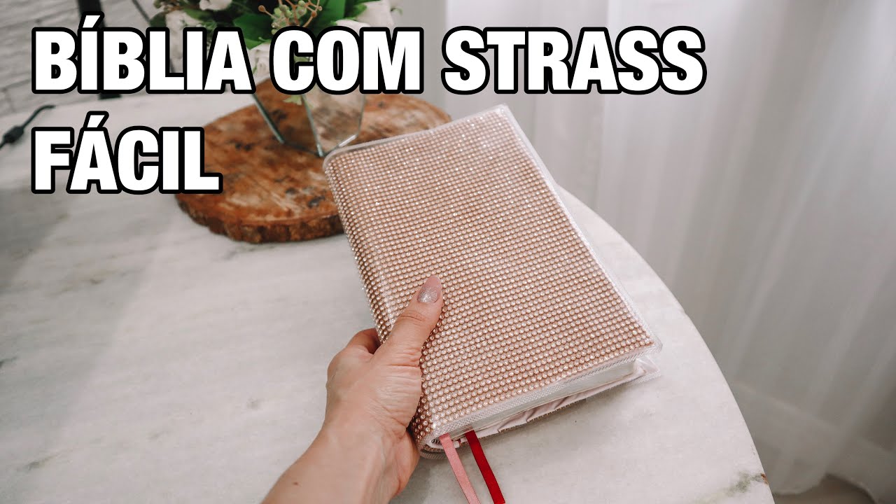 DIY: REFORMA DA BÍBLIA COM STRASS | Stella Alves ★