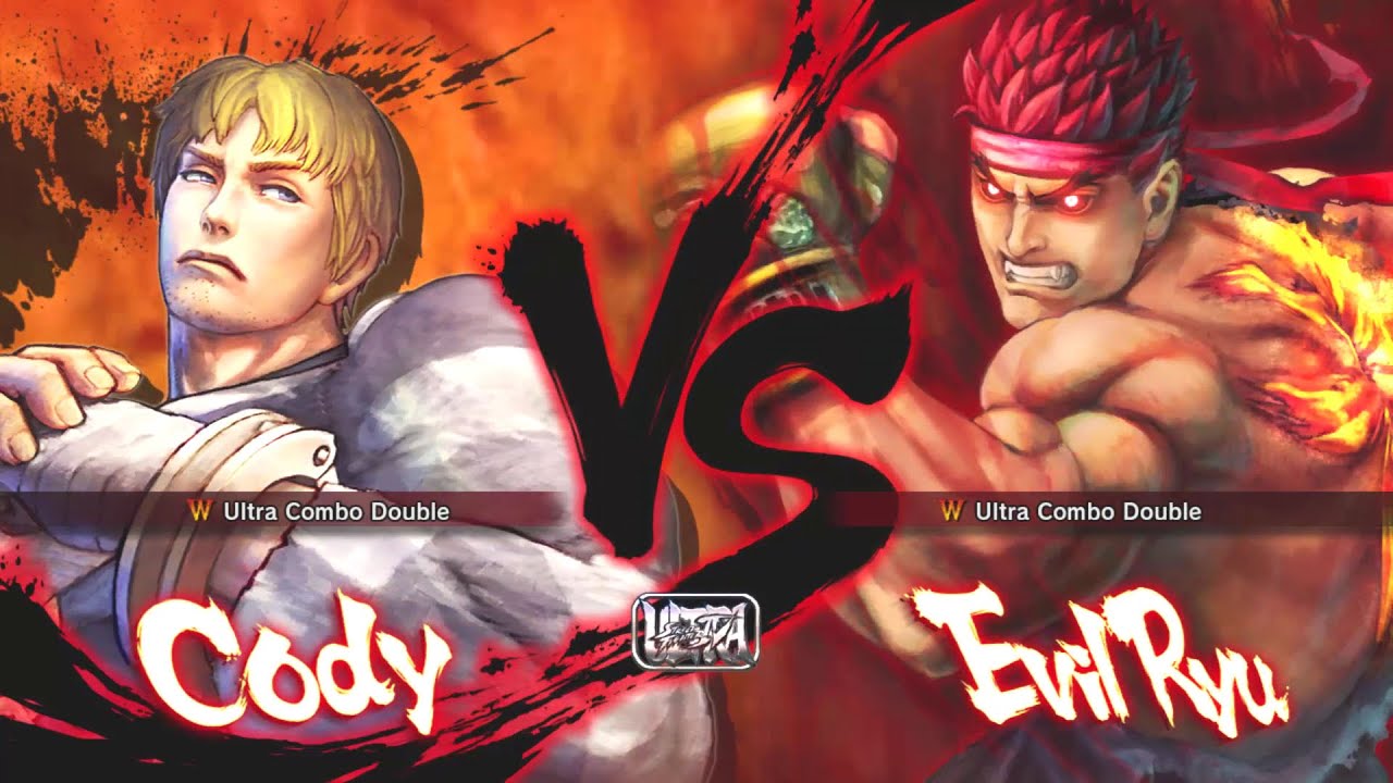 Ultra Street Fighter 4 - Cody Vs Evil Ryu [Hardest]