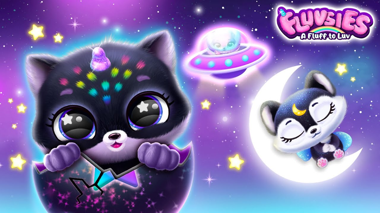 Fluvsies - Twinke Twinkle Little Star ⭐️💜 Song with Lyrics!