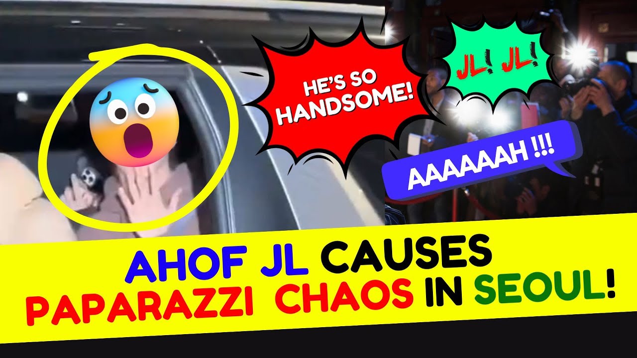 AHOF JL устроил хаос среди папарацци в Сеуле! Тысячи вспышек камер!
