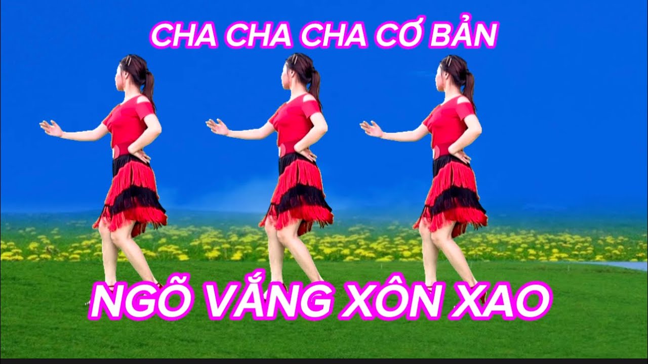 CHA CHA CHA CƠ BẢN DÀNH CHO NGƯỜI MỚI TẬP 💕NGÕ VẮNG XÔN XAO