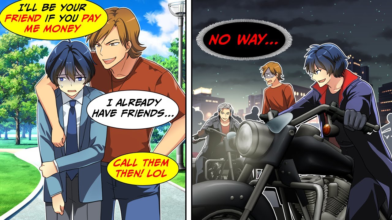 Delinquent tries to shake me down, so I invite my friends... [Manga Dub]