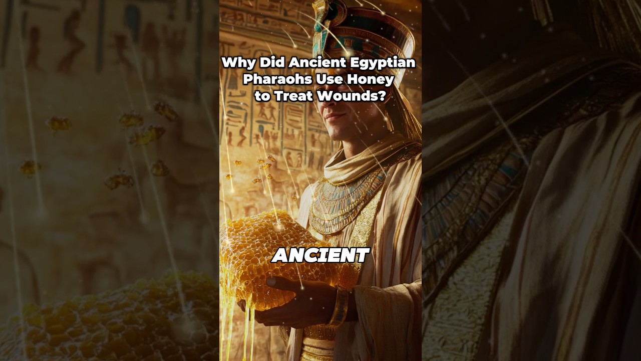 Why Did Ancient Egyptian Pharaohs Use Honey to Treat Wounds? #historyfacts #mythical #storytelling