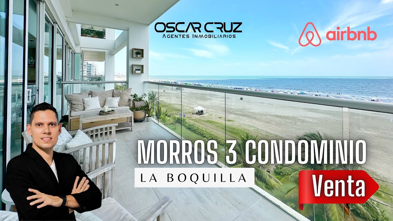 🚩Te Gusta la Vista al Mar? Apartamento en Venta en Edificio Morros 3 La Boquilla Cartagena Turistico