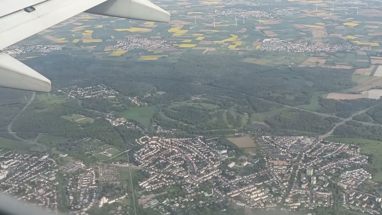 Landing at Frankfurt Airport, Germany ✈ FRA