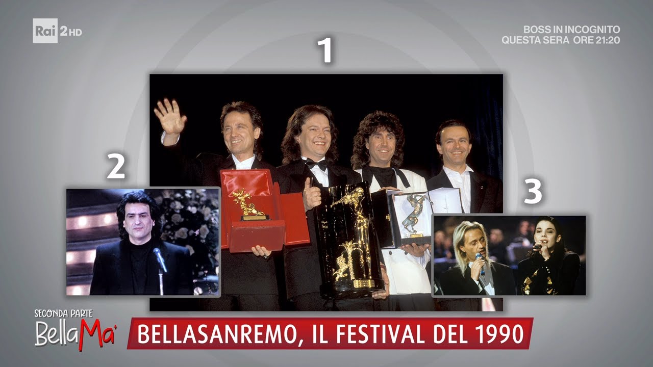 Roberta Capua racconta: il Festival di Sanremo del 1990 - BellaMa' 13/01/2025