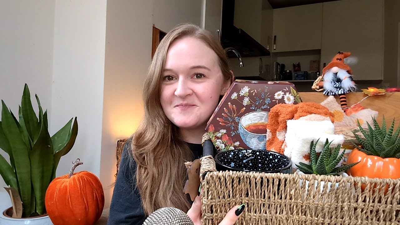 ASMR Boo Baskets 🍂👻 Fall Haul with Tingly Tapping