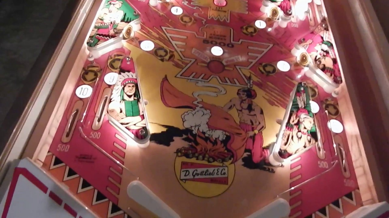 Vic Camp Pinball:1977 Gottlieb Golden Arrow (inside the head and Game Play)...part 6