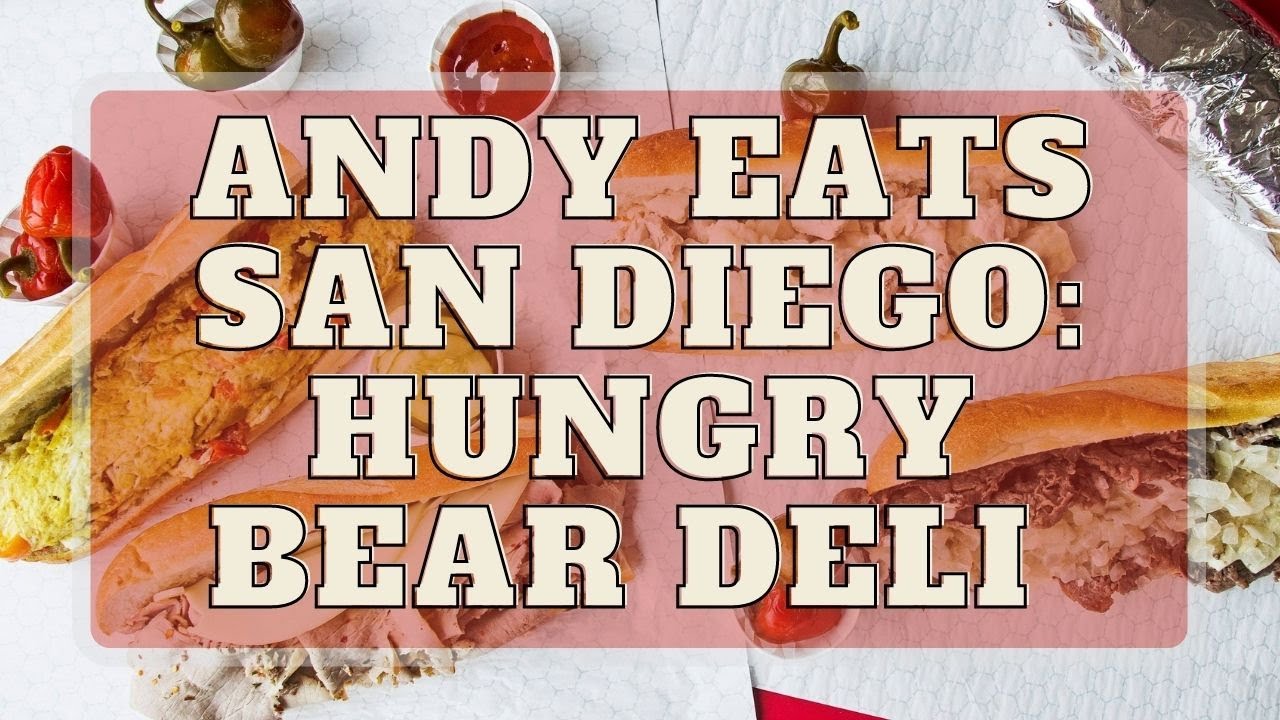 Andy Eats: I Eat a Cheeseburger in a SUB SANDWICH!? | Going To Hungry Bear Deli in Vista, California