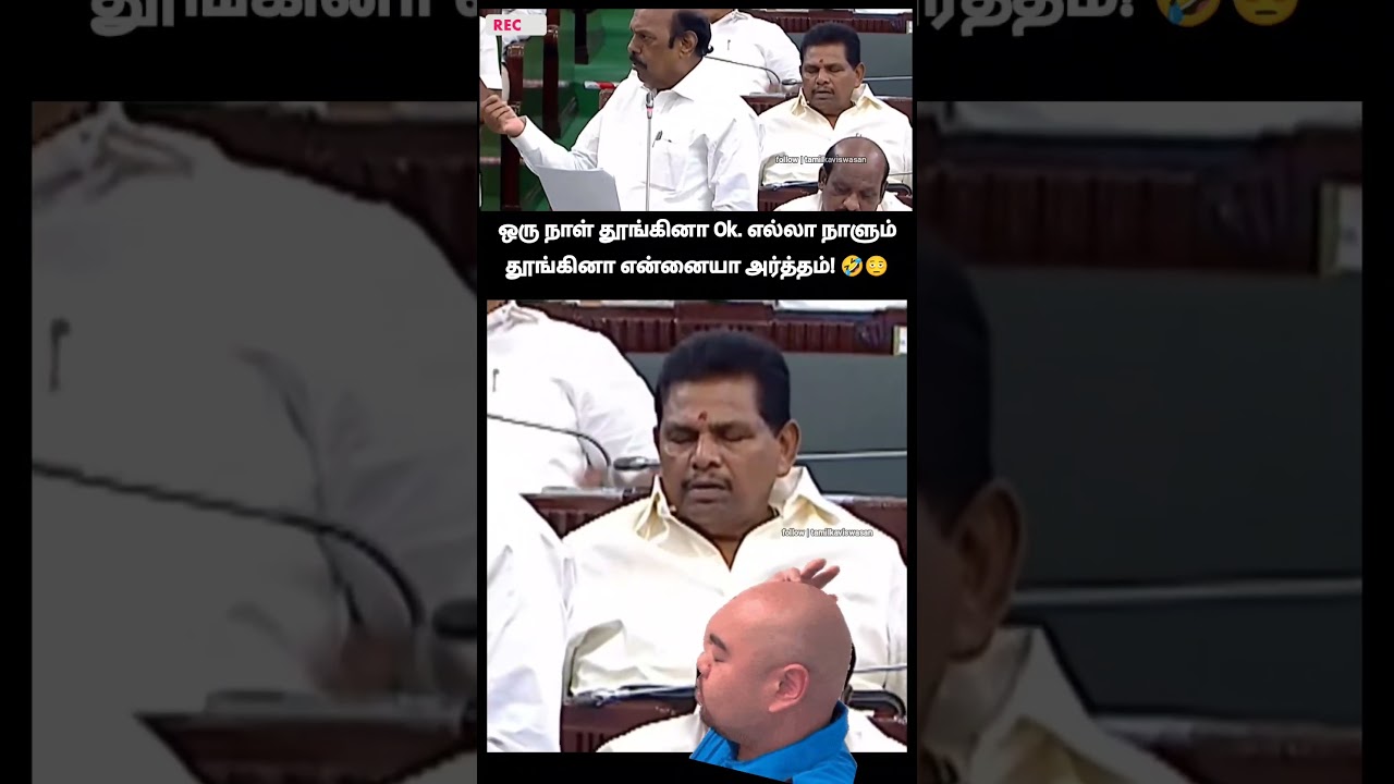 ஏல இவன்லா!🙄 | dmk mla anitha radhakrishnan sleeping while mla ev velu speaking in tn assembly