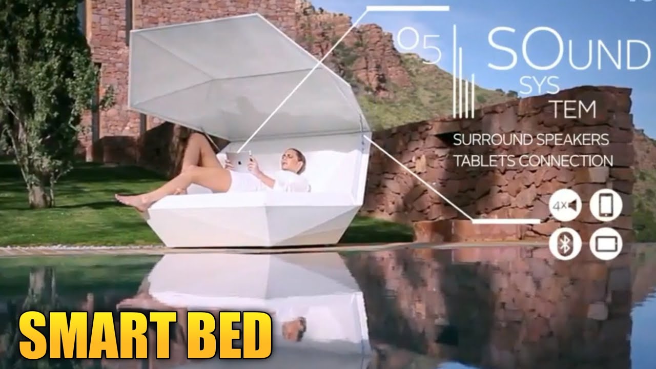 SMART BED TECHNOLOGY : Smart Home Automation 2021 | Modern Homes Tour - Part 7