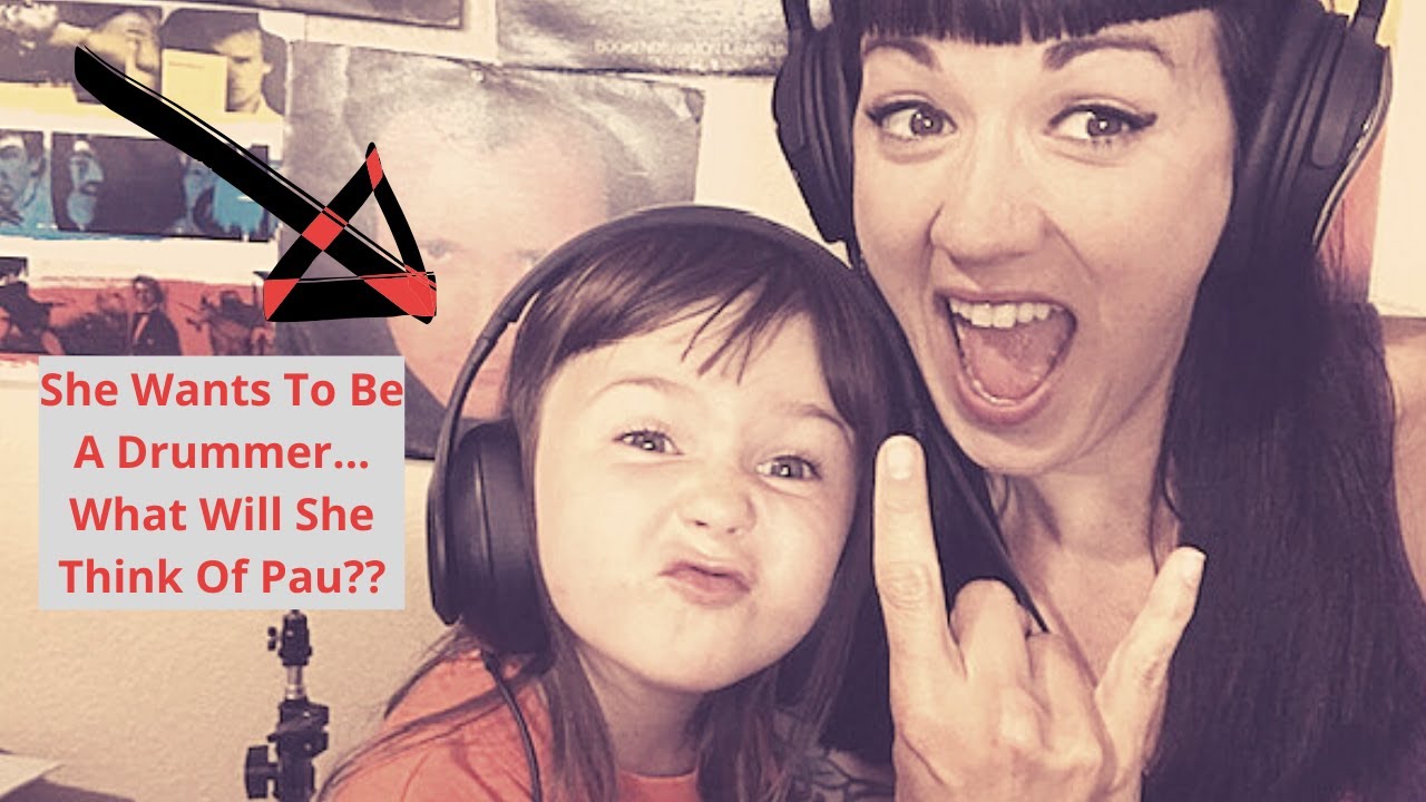 REACTION WITH MY DAUGHTER - Paulina - The Warning - Playing Drums