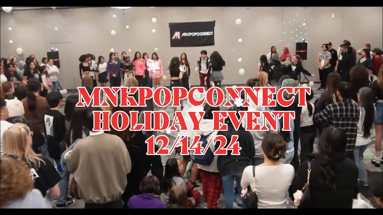 K-Pop Random Play Dance Challenge in Public / MNKpopConnect Holiday Event Dec 14