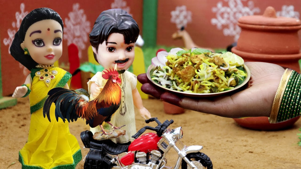 Miniature Hyderabadi Chicken Dum Biryani l Mini Bonalu (Part-2) l హైదరాబాదీ చికెన్ ధమ్ బిర్యాని