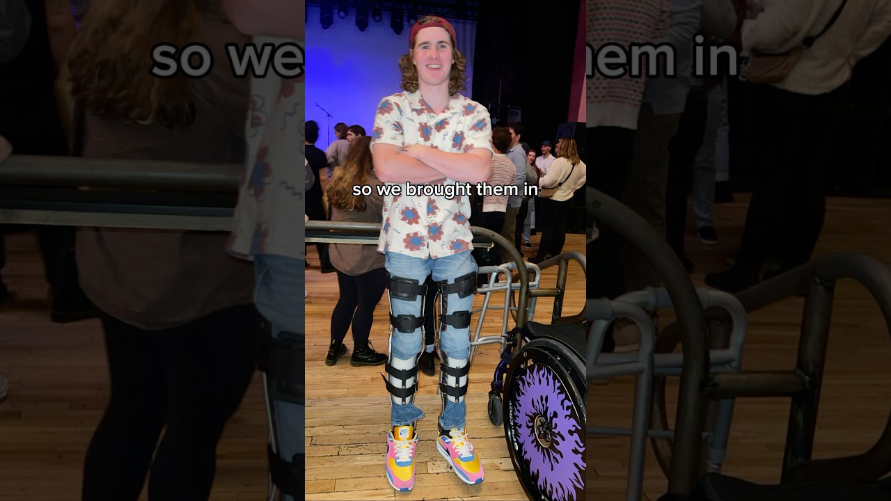 How I use my straight leg braces functionally in public to stand and dance with paralysis!