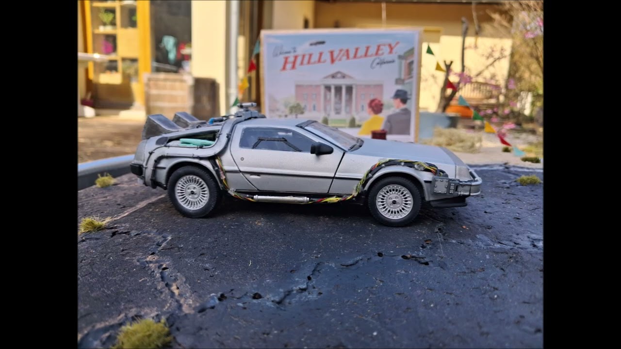 delorean welly 1/24 modified