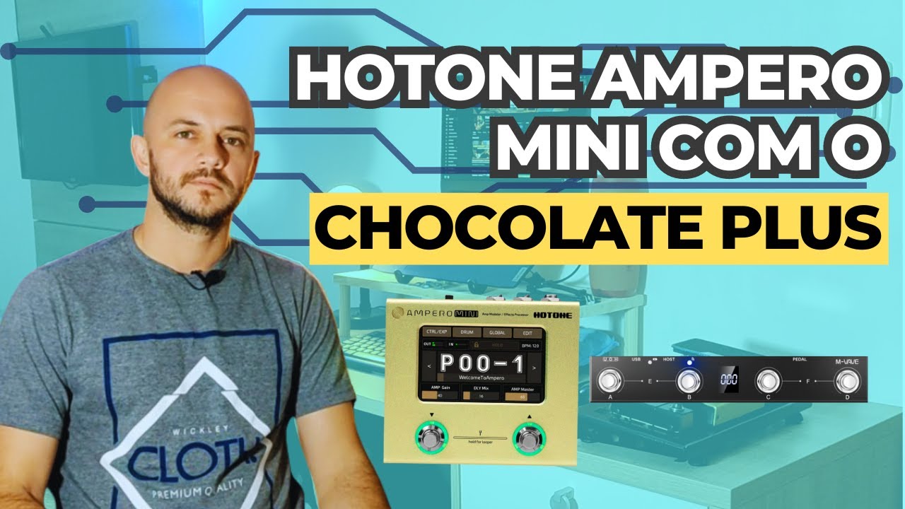 Hotone Ampero Mini com o M-VAVE Chocolate Plus | Controle MIDI | Dicas