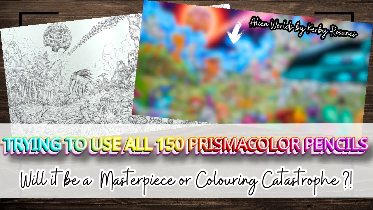 I Challenged myself to Use EVERY Prismacolor Pencil on one page… Here’s What Happened!