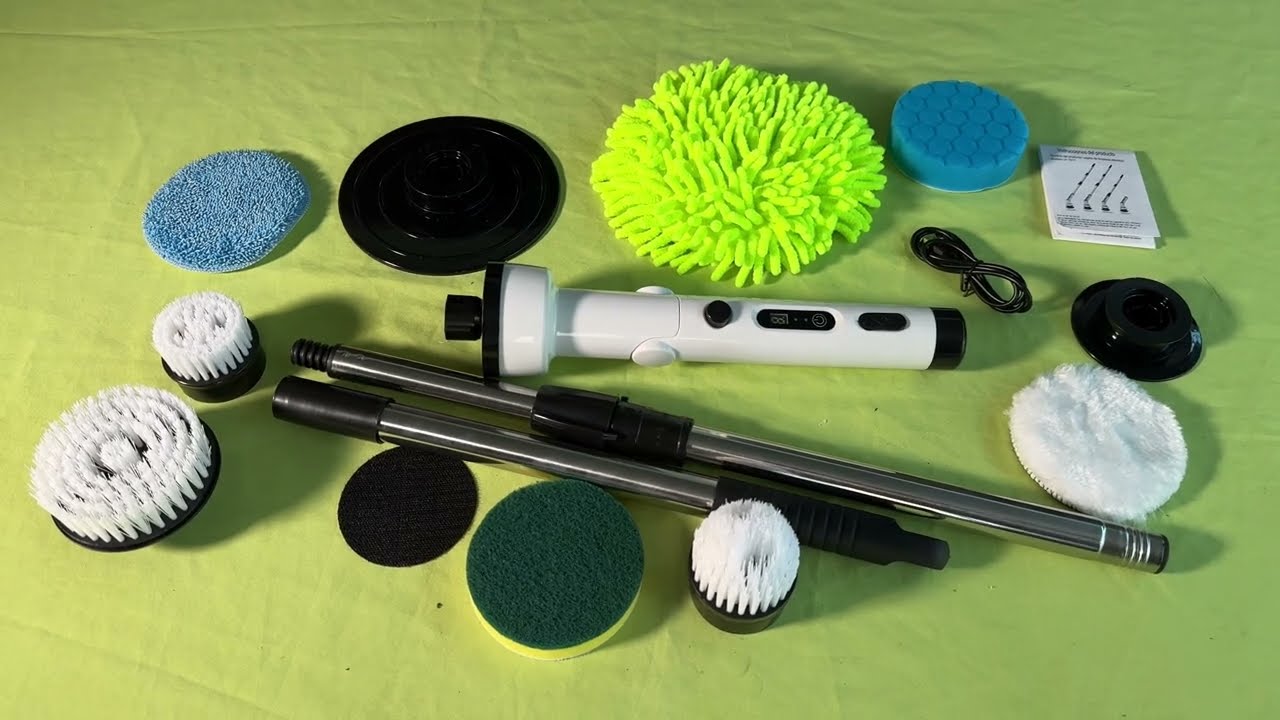 ETENTOUS Elektrische Reinigungsbürste, Electric Cleaning Brush Unboxing und Anleitung
