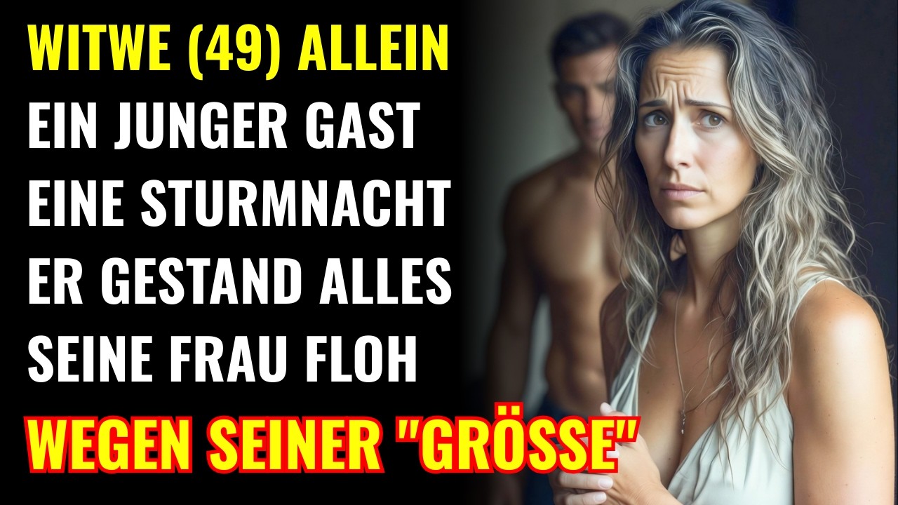 WITWE 49 UND IHR GAST: SEINE FRAU VERLIESS IHN DESWEGEN, ABER ICH WOLLTE...