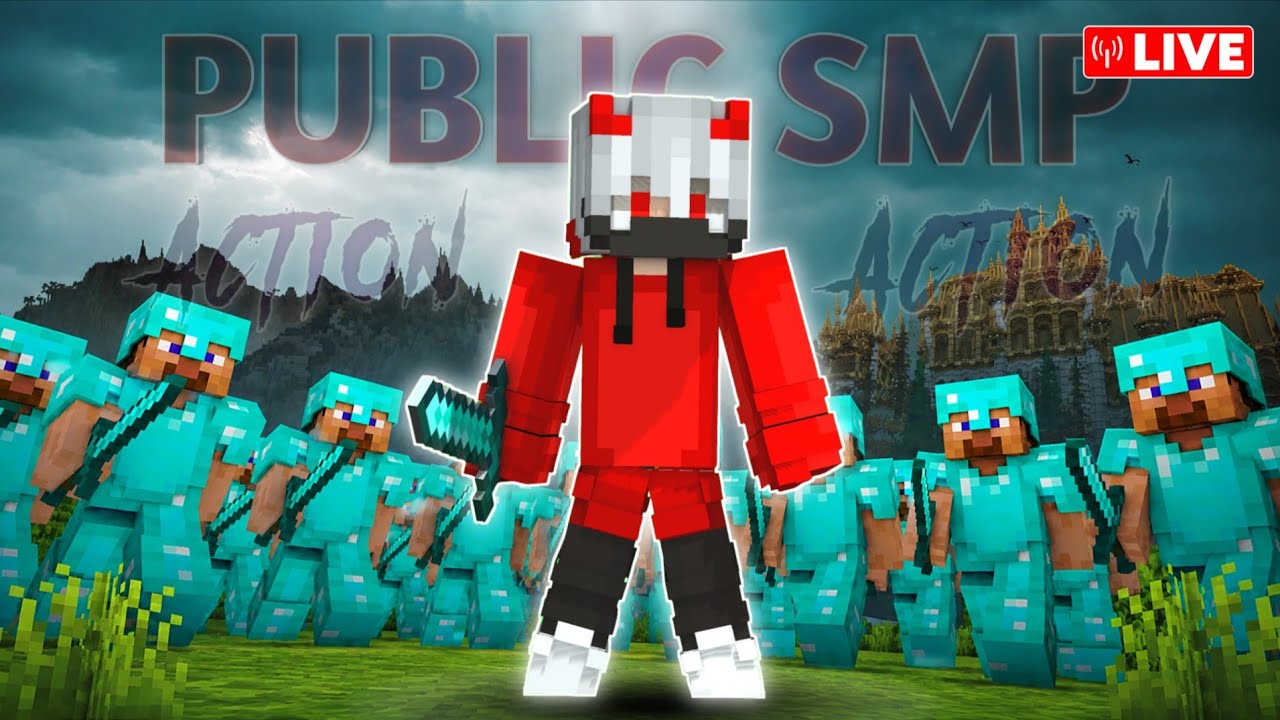 MC FLEET 🔥 OP Survival Grinding Live | Mega Base Build in Minecraft |😀