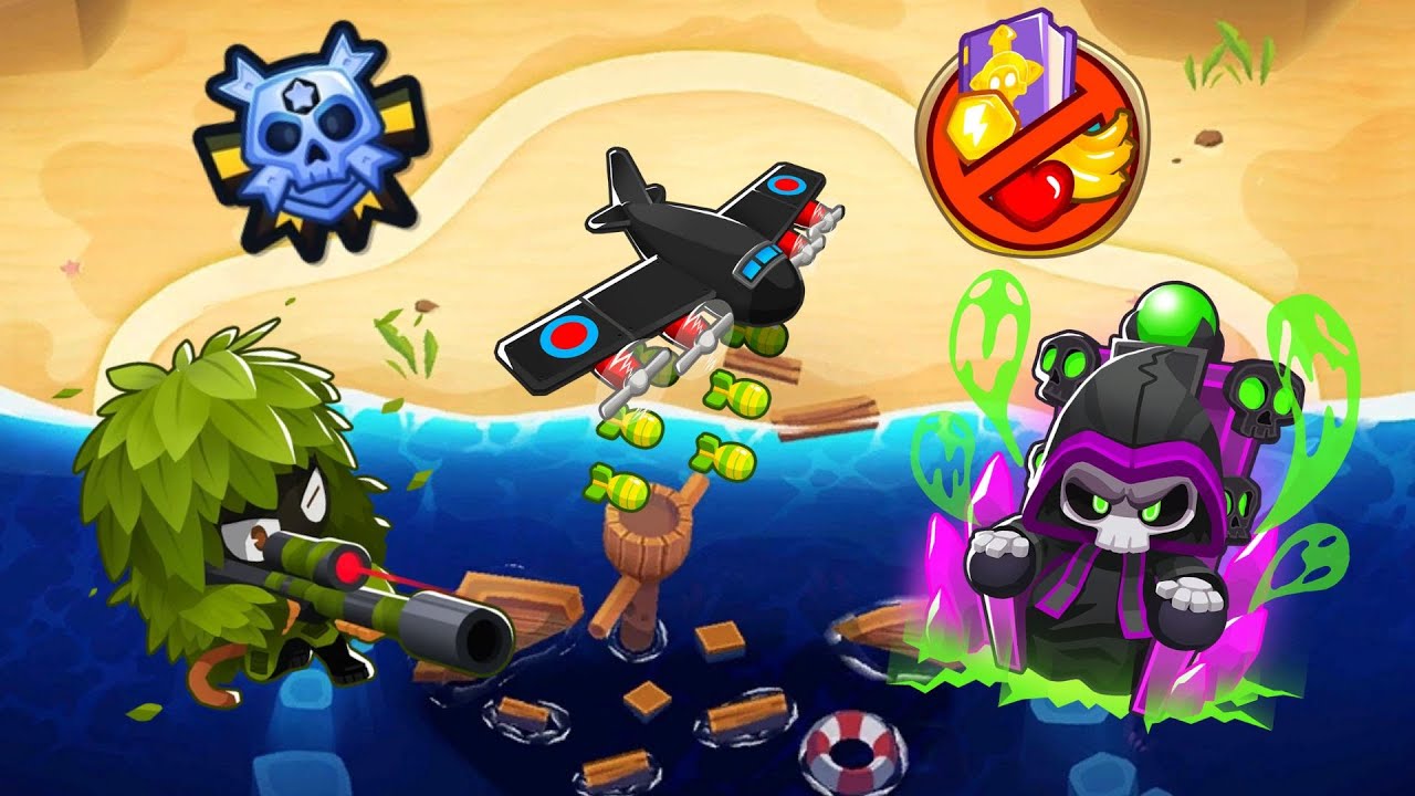 Off The Coast CHIMPS! | Black Border Guide Bloons TD6