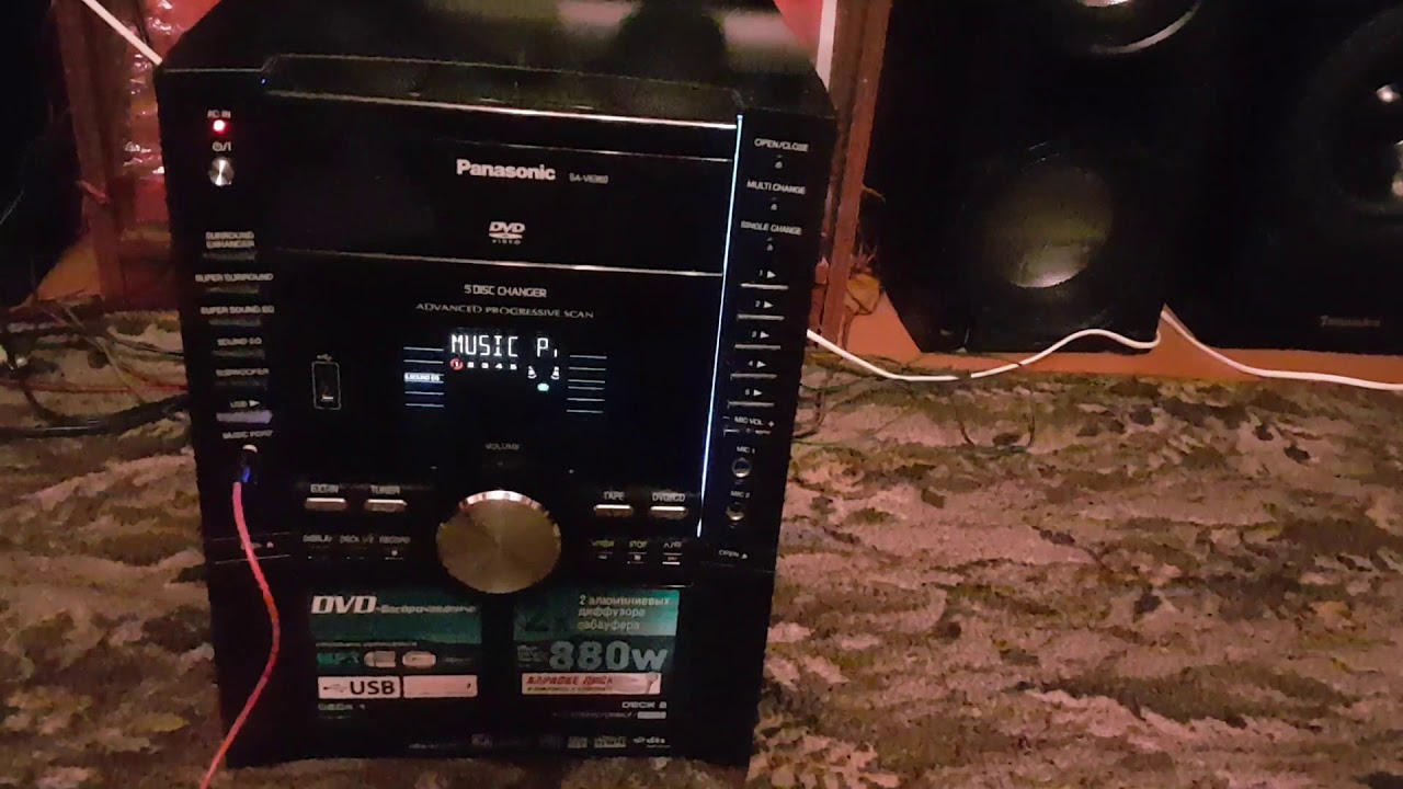3 недостатка panasonic sc-vk960 и скорее всего всей этой серии