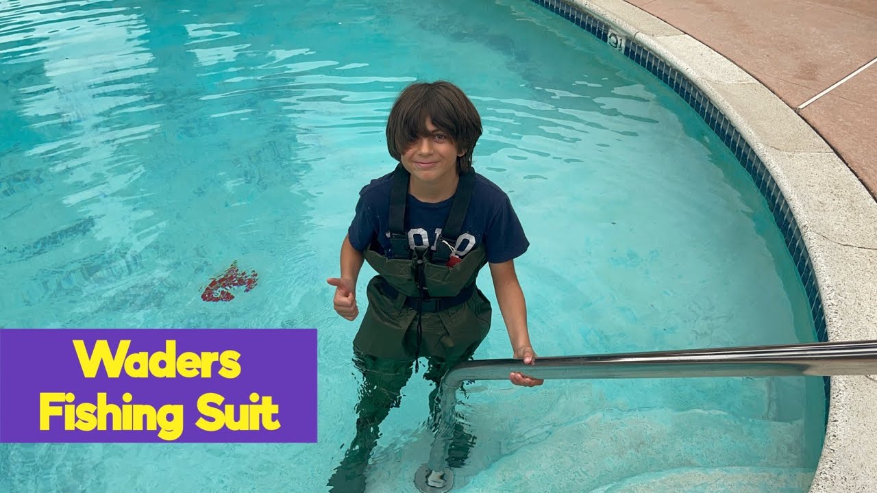 DRYCODE Kids Waterproof Waders with Boots