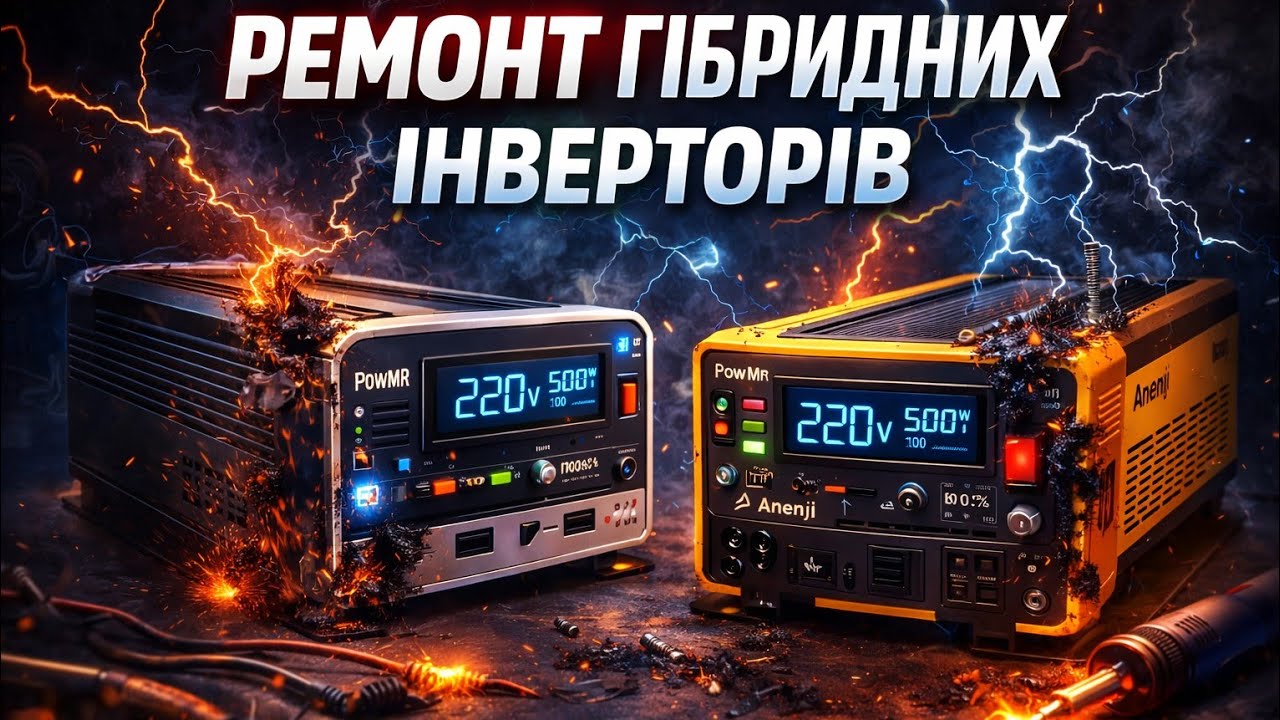 Ремонт POWMR 6.2kW | Anenji 4.2 kW