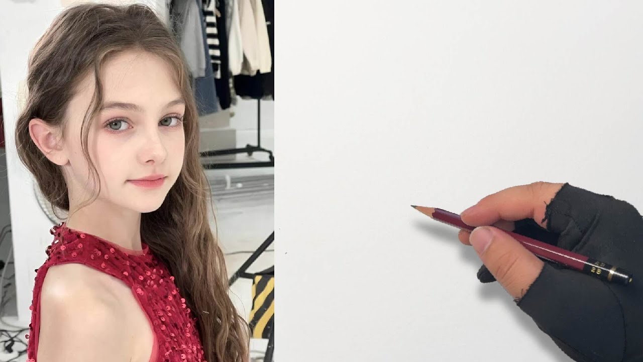 Посмотрите, как был создан этот удивительный портрет!