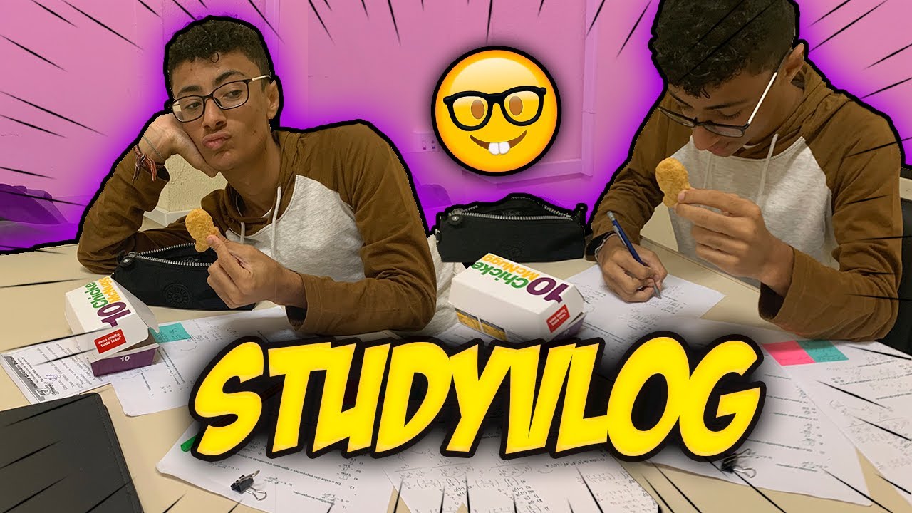 STUDYVLOG! Estudando muito na faculdade! 🤯 | Gustax