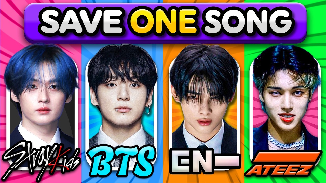 SAVE 1 SONG: STRAY KIDS vs ENHYPEN vs BTS vs ATEEZ 🔥| Kpop Quiz 2026