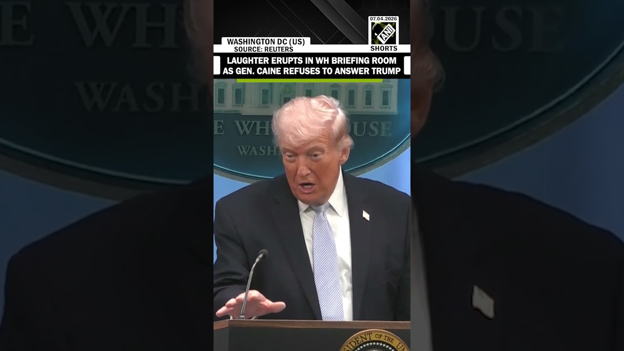 MUST WATCH! Laughter breaks out in White House briefing as Gen. Caine refuses to answer Trump
