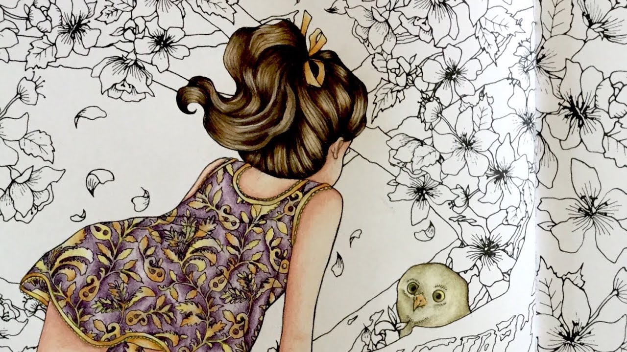 THE TIME GARDEN by Daria Song - prismacolor pencils - PART 1